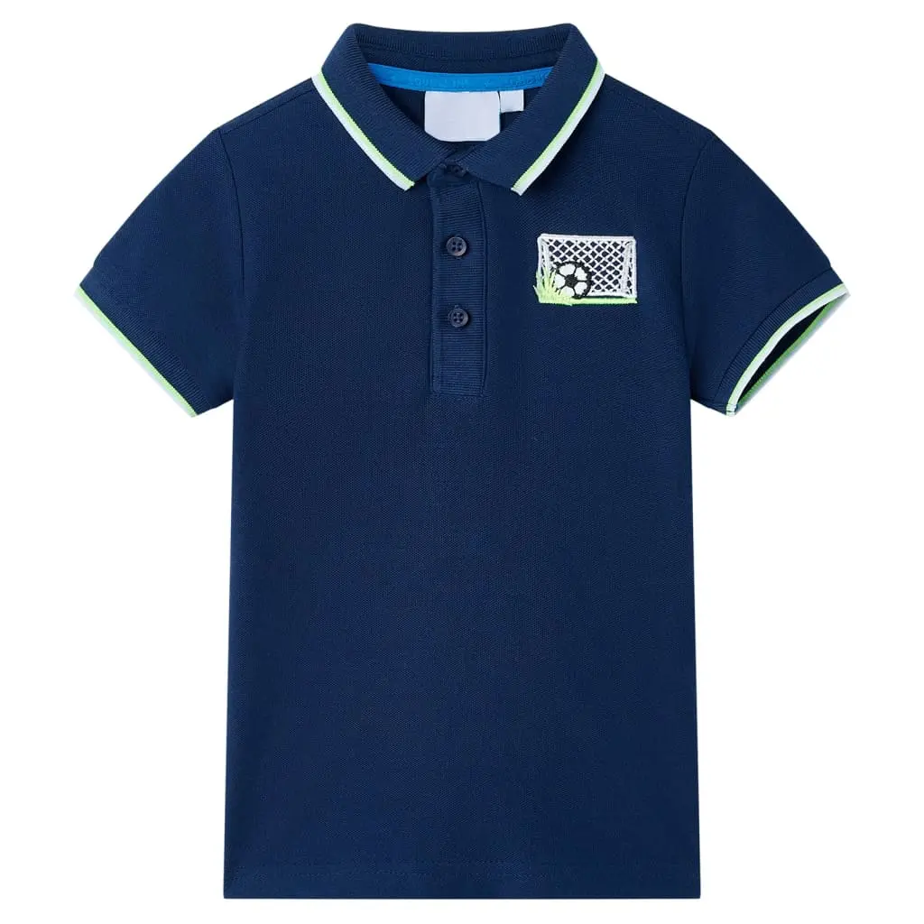 Polo da Bambino Blu Marino 116