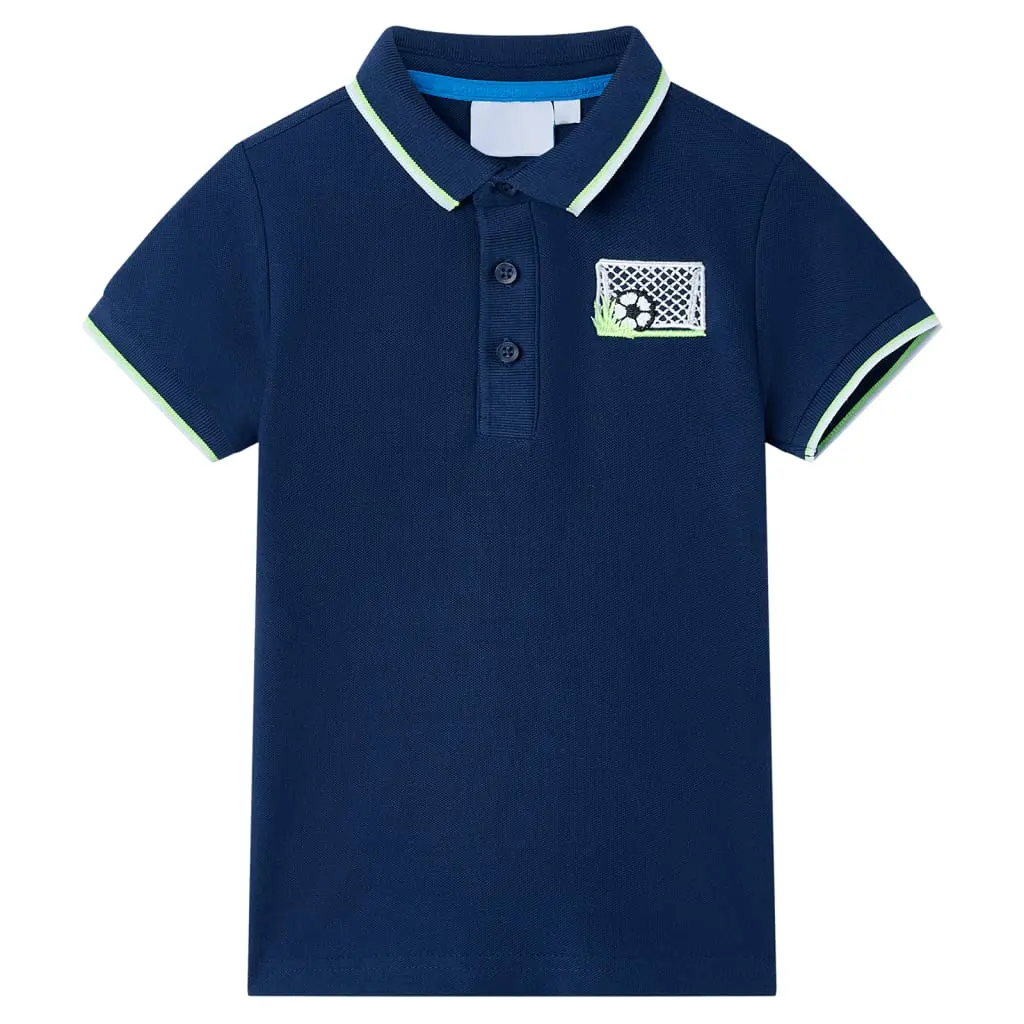 Polo da Bambino Blu Marino 128