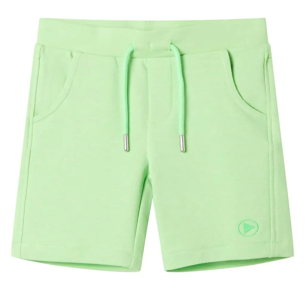 Pantaloncini da Bambino Verde Fluo 104