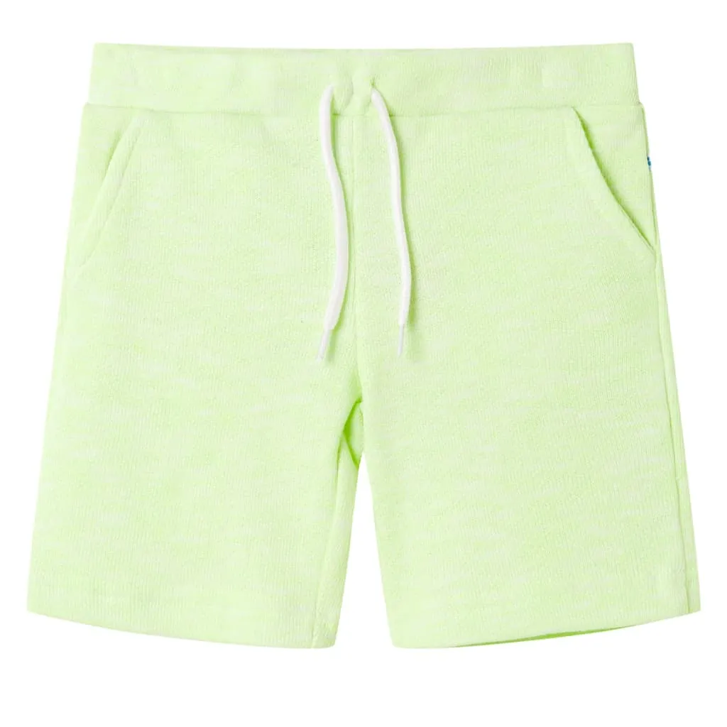 Pantaloncini per Bambini con Coulisse Giallo Neon 92