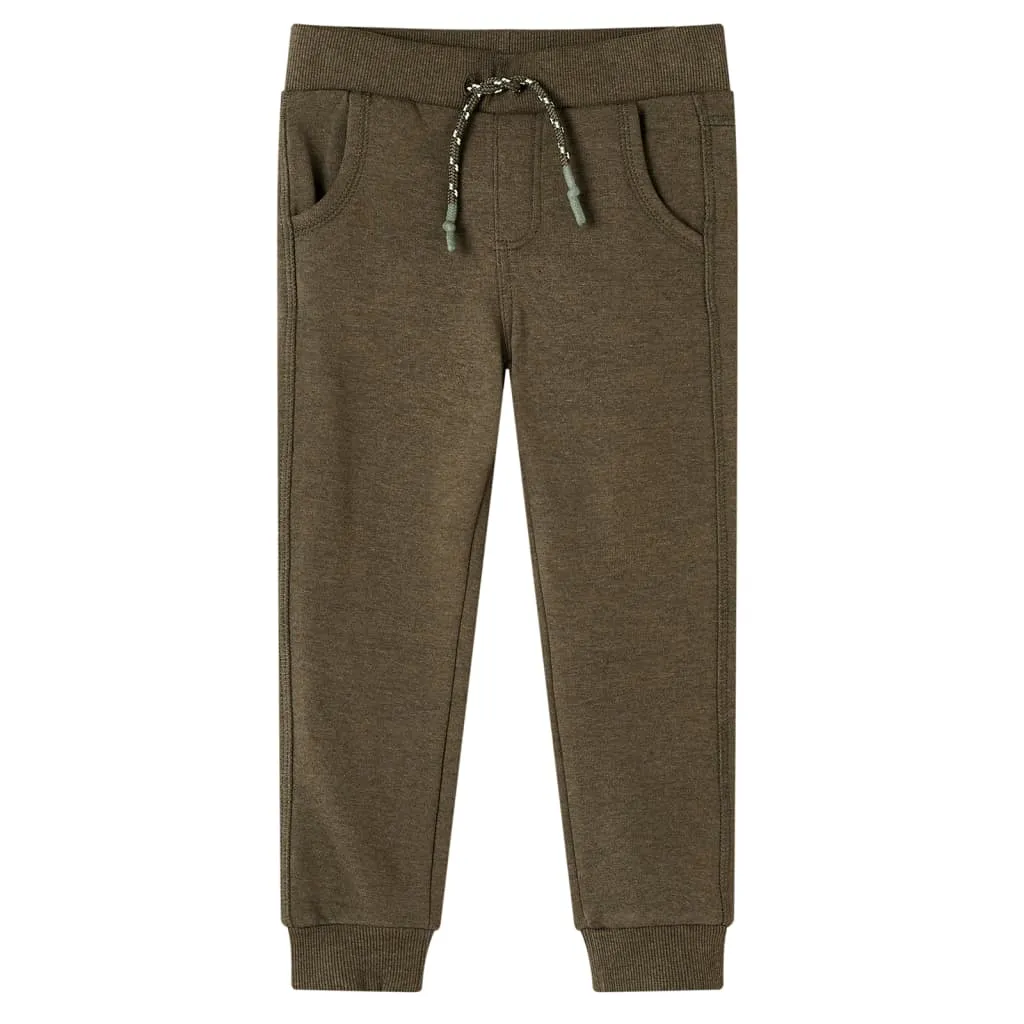 Pantaloni Tuta per Bambini Cachi Mélange 116