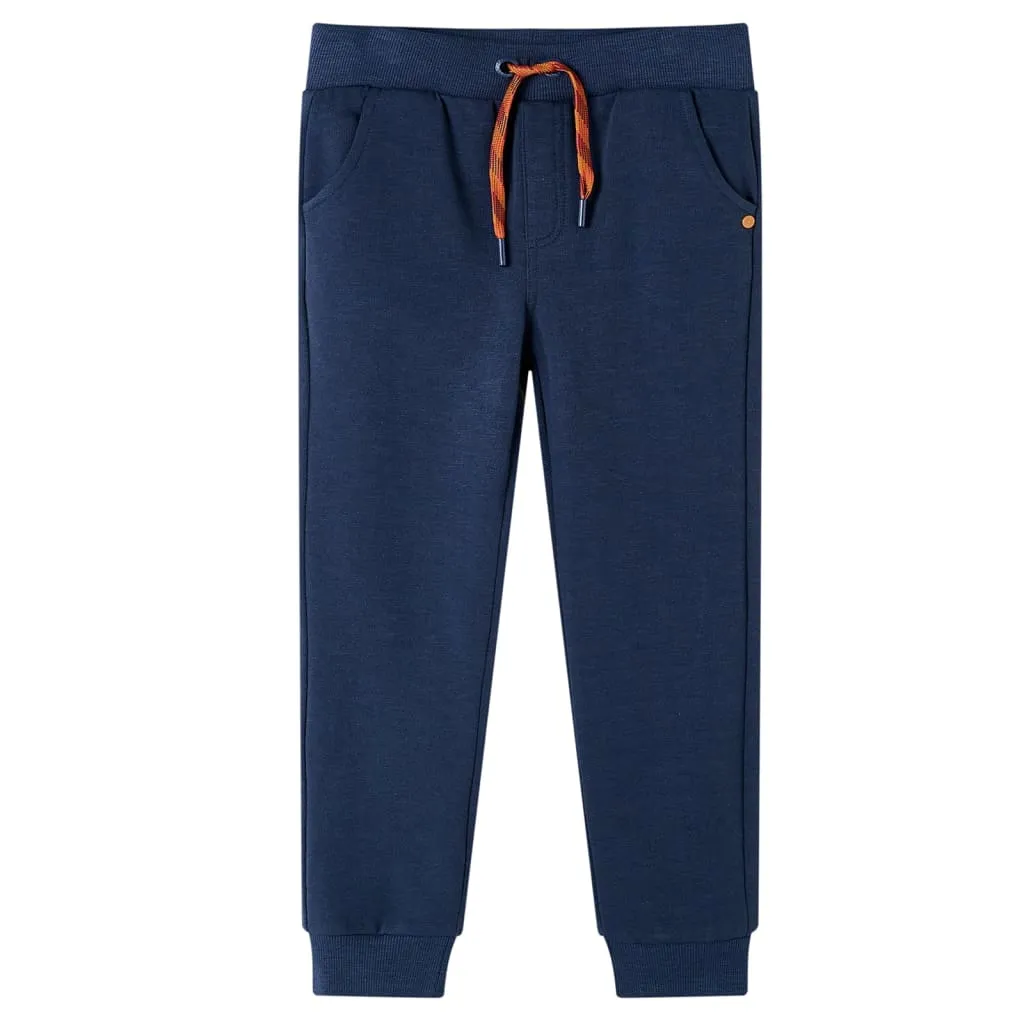 Pantaloni Tuta per Bambini Blu Marino Mélange 116