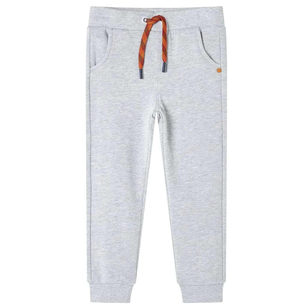 Pantaloni Tuta per Bambini Grigio Mélange 92