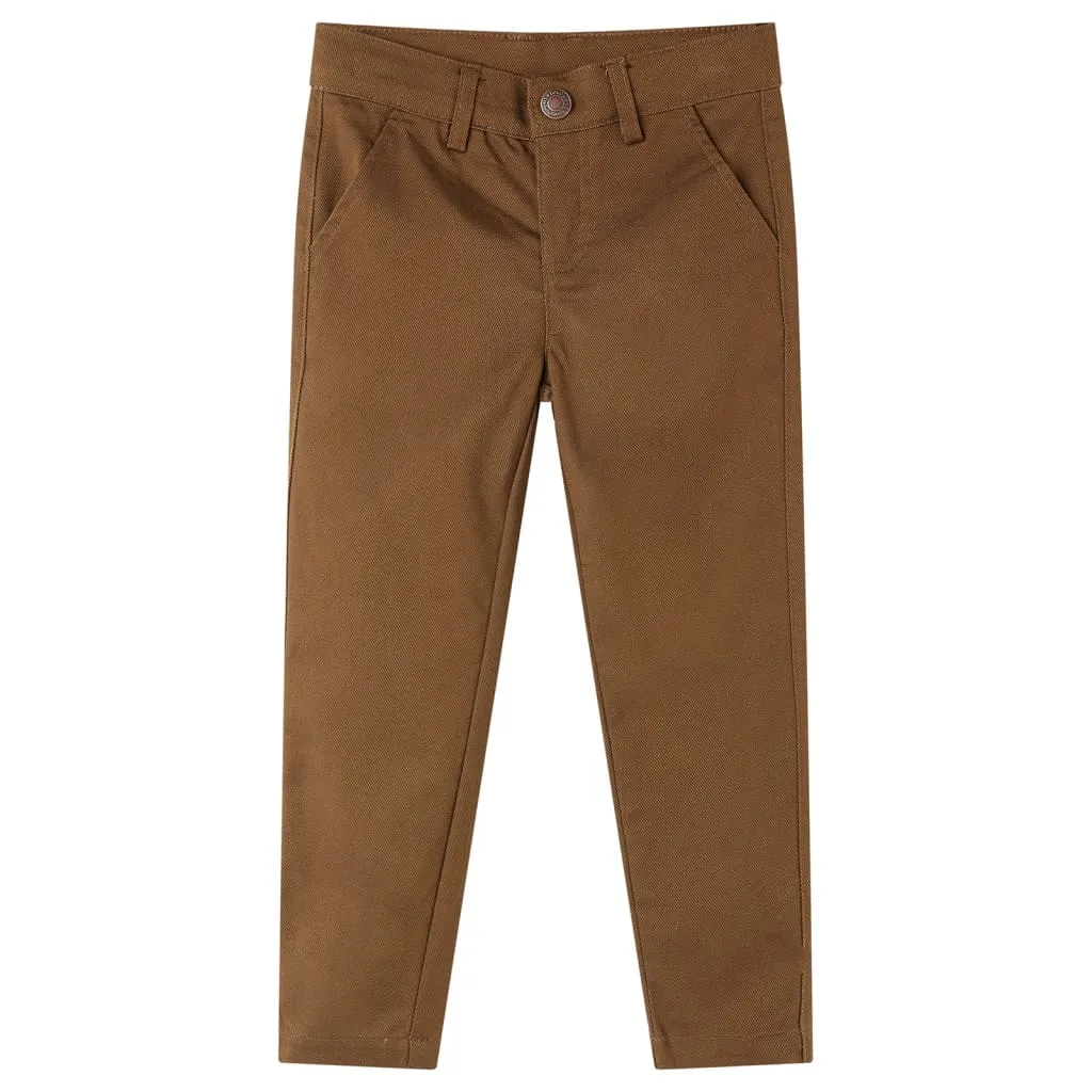 Pantaloni da Bambino Cognac 140