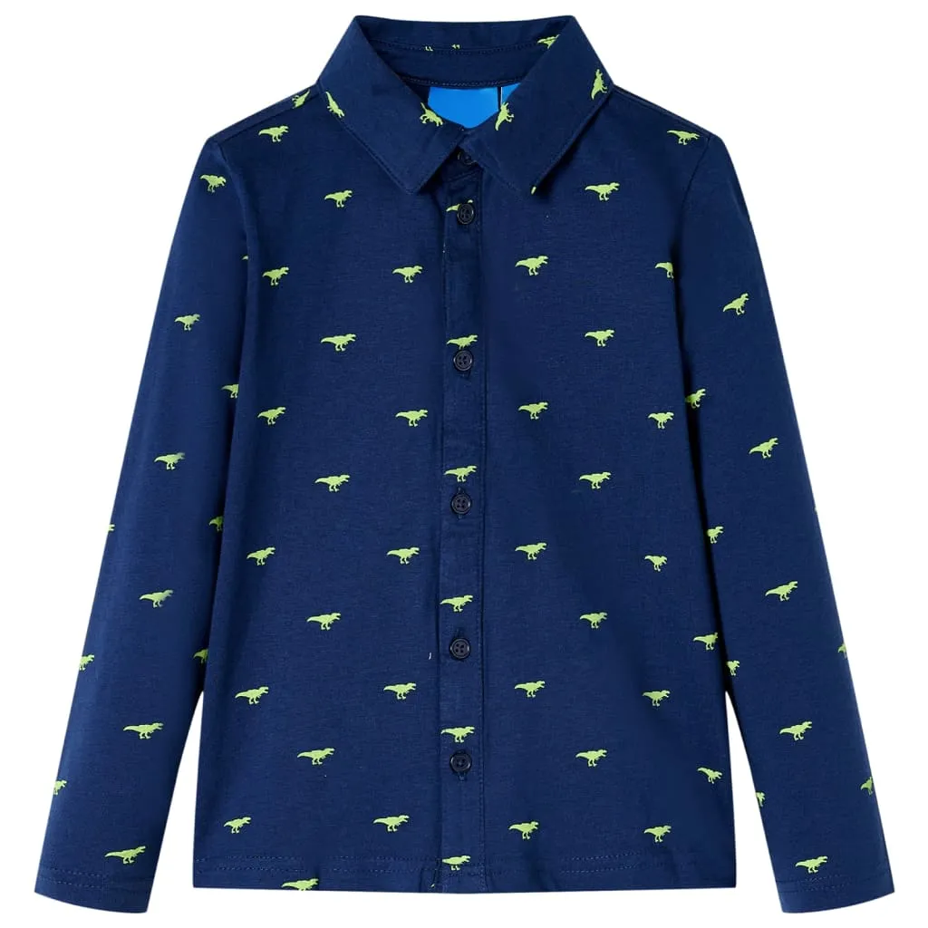 Camicia per Bambini Blu Marino 92