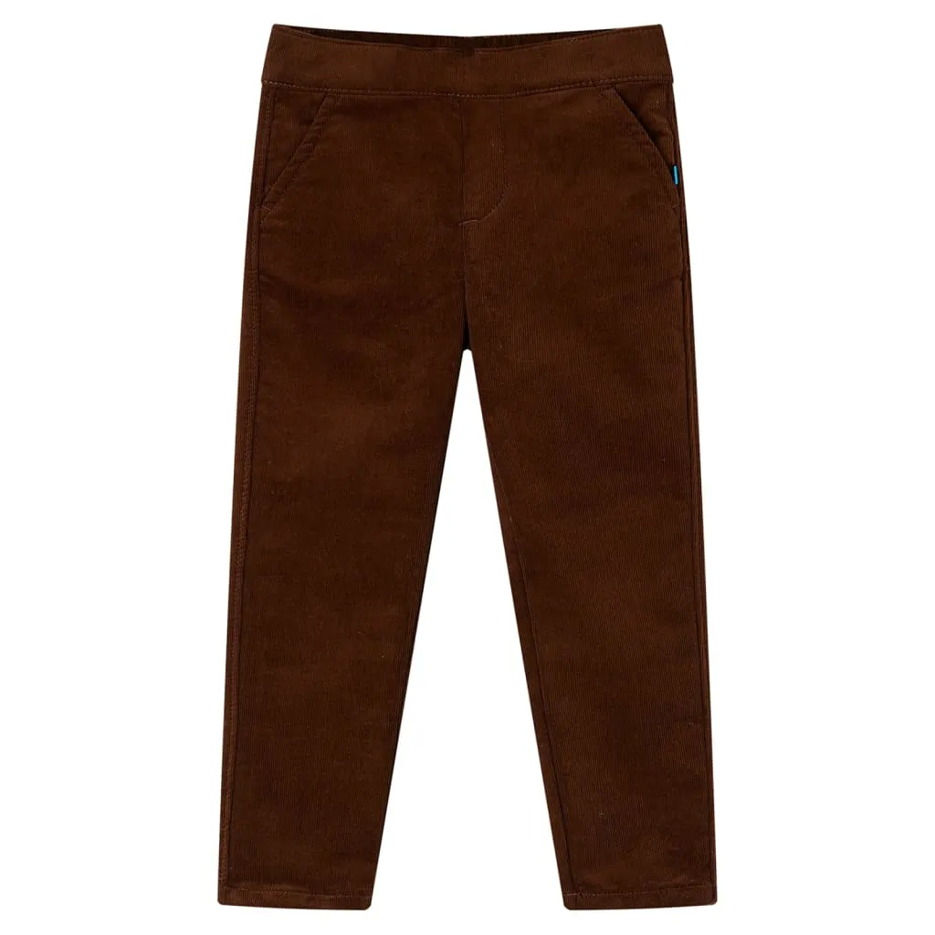 Pantaloni da Bambino Cognac 116