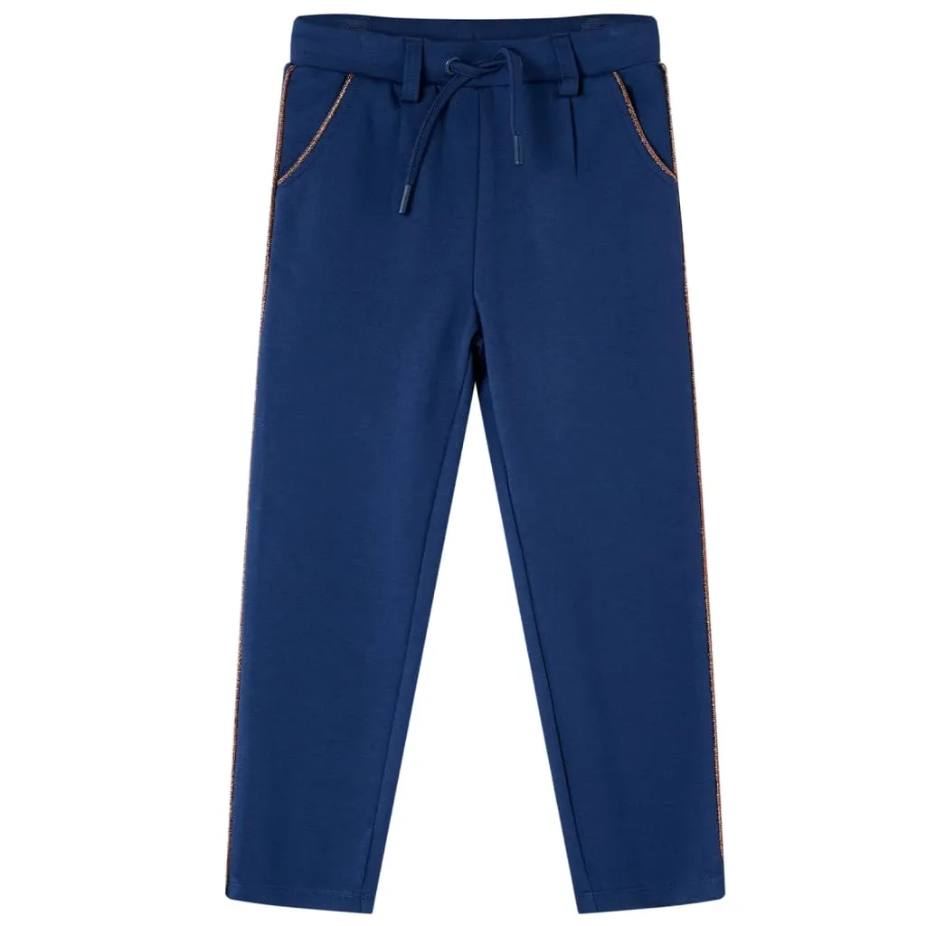 Pantaloni per Bambini con Coulisse Blu Marino 128