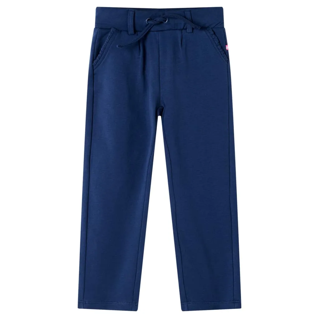 Pantaloni per Bambini con Coulisse Blu Marino 140