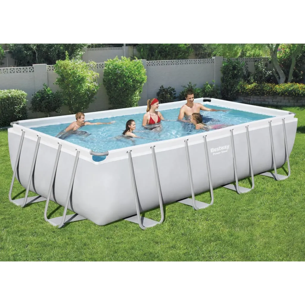 Bestway Set Piscina Rettangolare Power Steel 549x274x122 cm