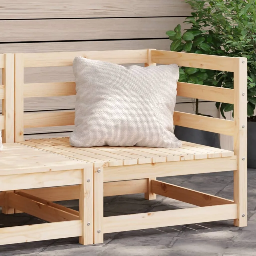 vidaXL Divano Angolare da Giardino 70x70x67cm Legno Massello di Pino