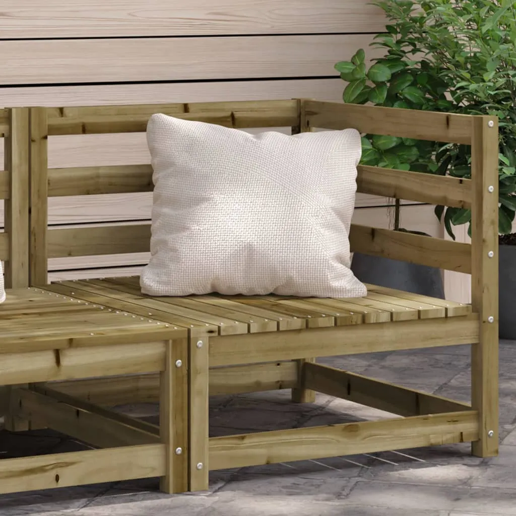 vidaXL Divano Angolare da Giardino 70x70x67 cm Legno Pino Impregnato