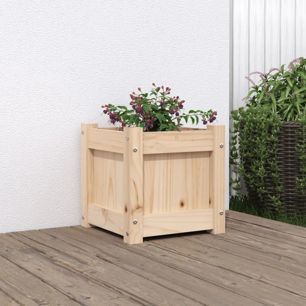 vidaXL Fioriera da Giardino 31x31x31 cm in Legno Massello di Pino