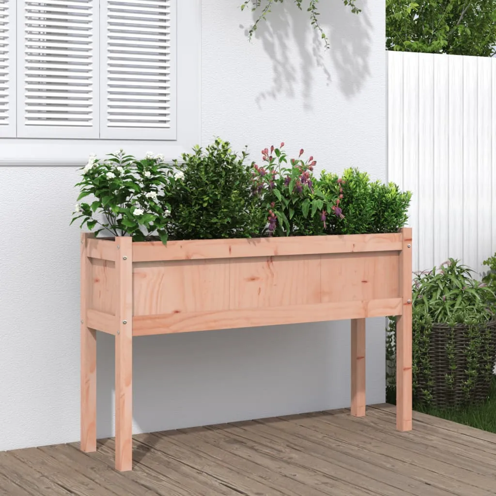 vidaXL Fioriera Giardino con Gambe 110x31x70 cm Legno Massello Douglas