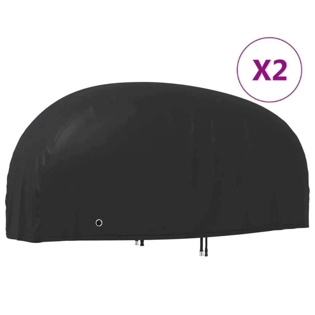 vidaXL Coperture per Moto 2pz 220x95x110 cm 210D in Tessuto Oxford