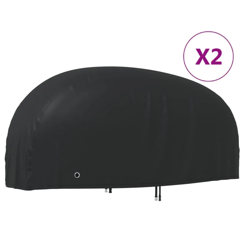 vidaXL Coperture per Moto 2pz 230x95x125 cm 210D in Tessuto Oxford