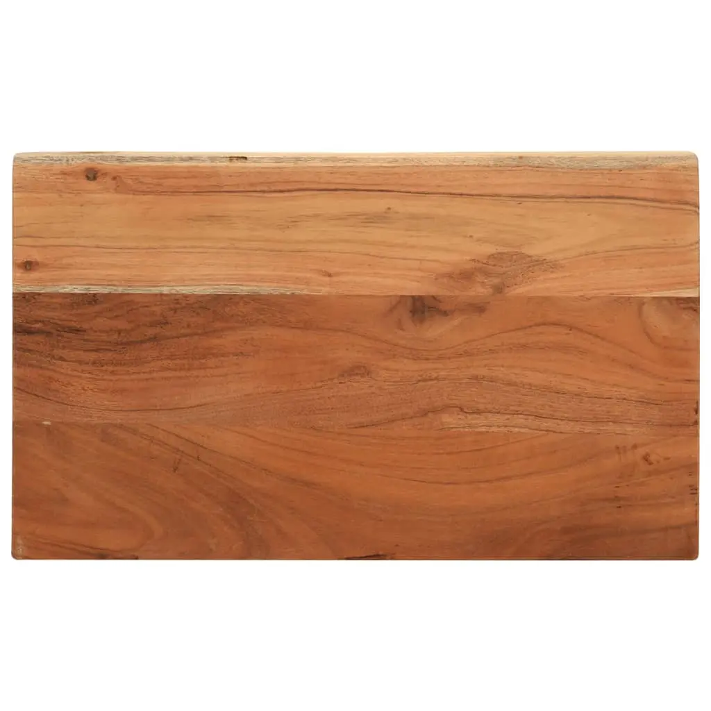 Piano per Tavolo 40x20x2,5cm Rettangolare Legno Massello Acacia