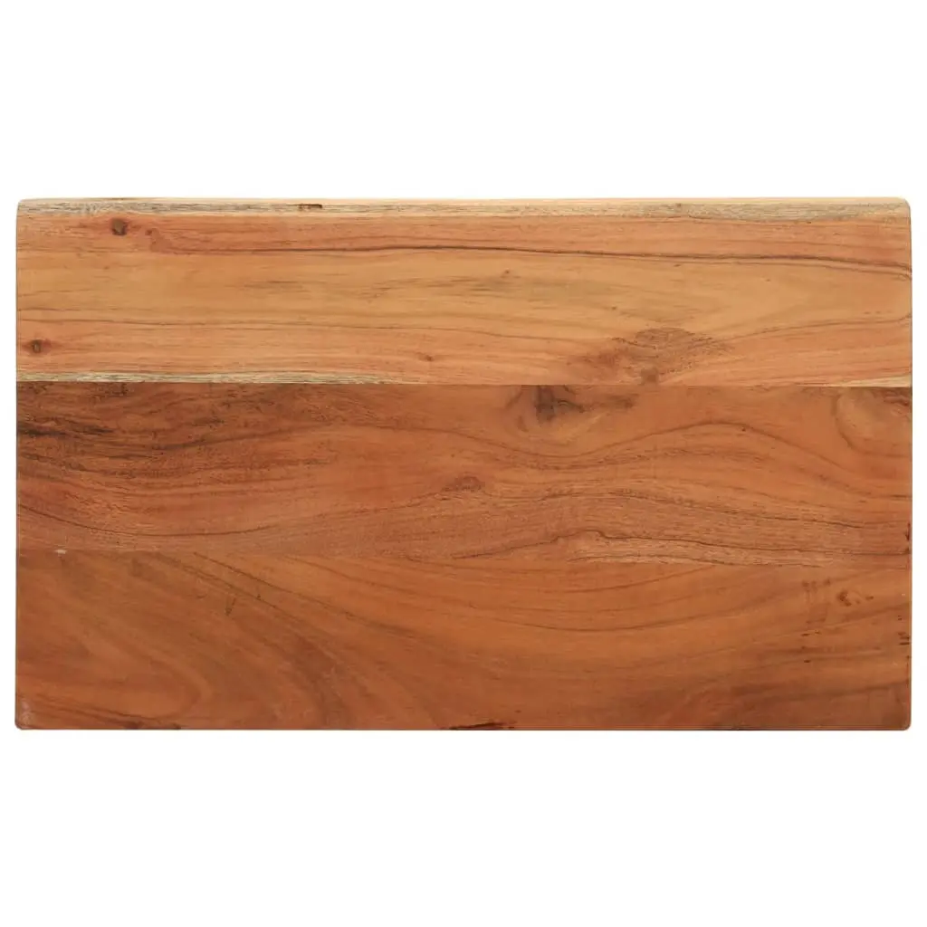 Piano per Tavolo 40x30x2,5cm Rettangolare Legno Massello Acacia