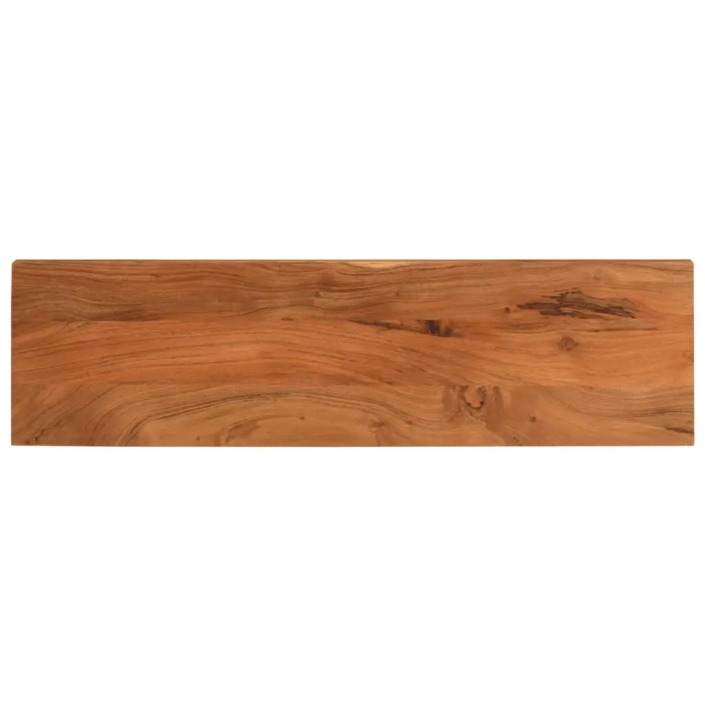 Piano Tavolo 120x40x2,5 cm Rettangolare Legno Massello Acacia