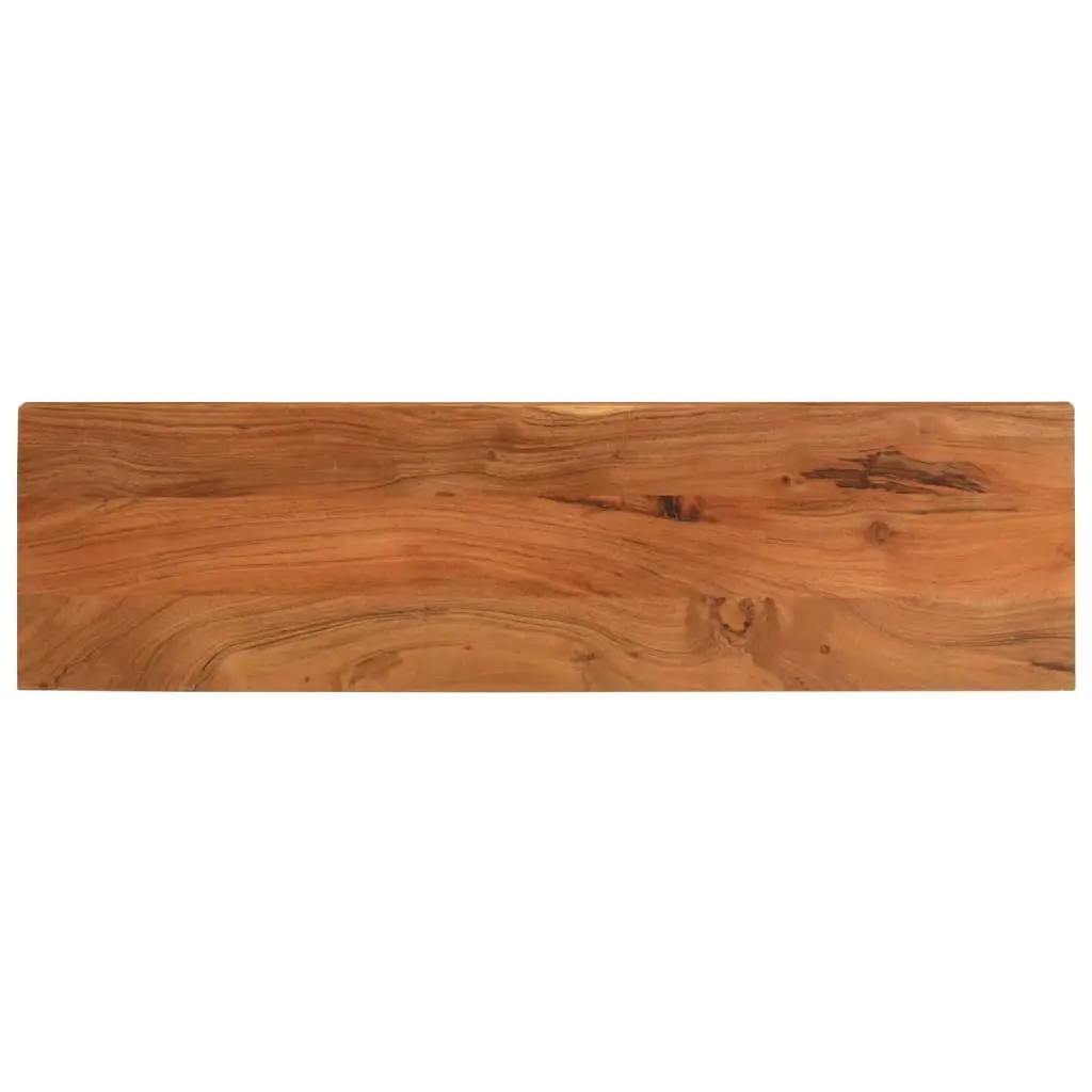 Piano Tavolo 100x40x3,8 cm Rettangolare Legno Massello Acacia