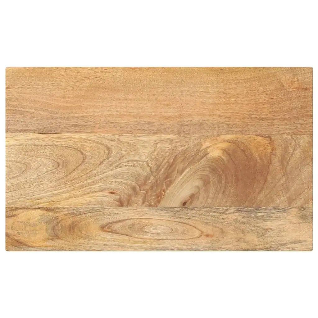 Piano per Tavolo 40x20x2,5cm Rettangolare Legno Massello Mango