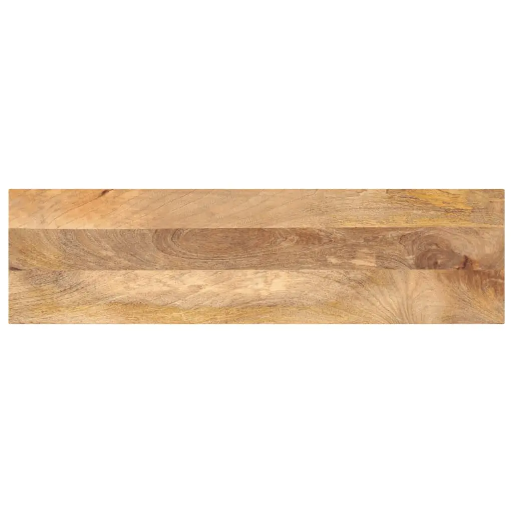 Piano per Tavolo 100x20x3,8cm Rettangolare Legno Massello Mango