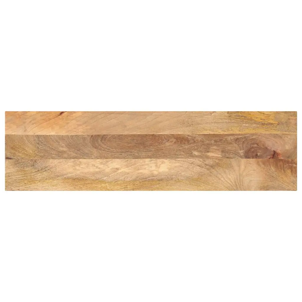 Piano per Tavolo 100x40x3,8cm Rettangolare Legno Massello Mango