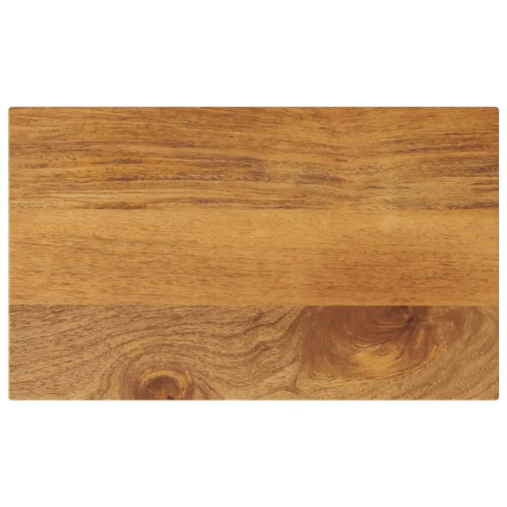 Piano per Tavolo 40x20x2,5cm Rettangolare Legno Massello Mango