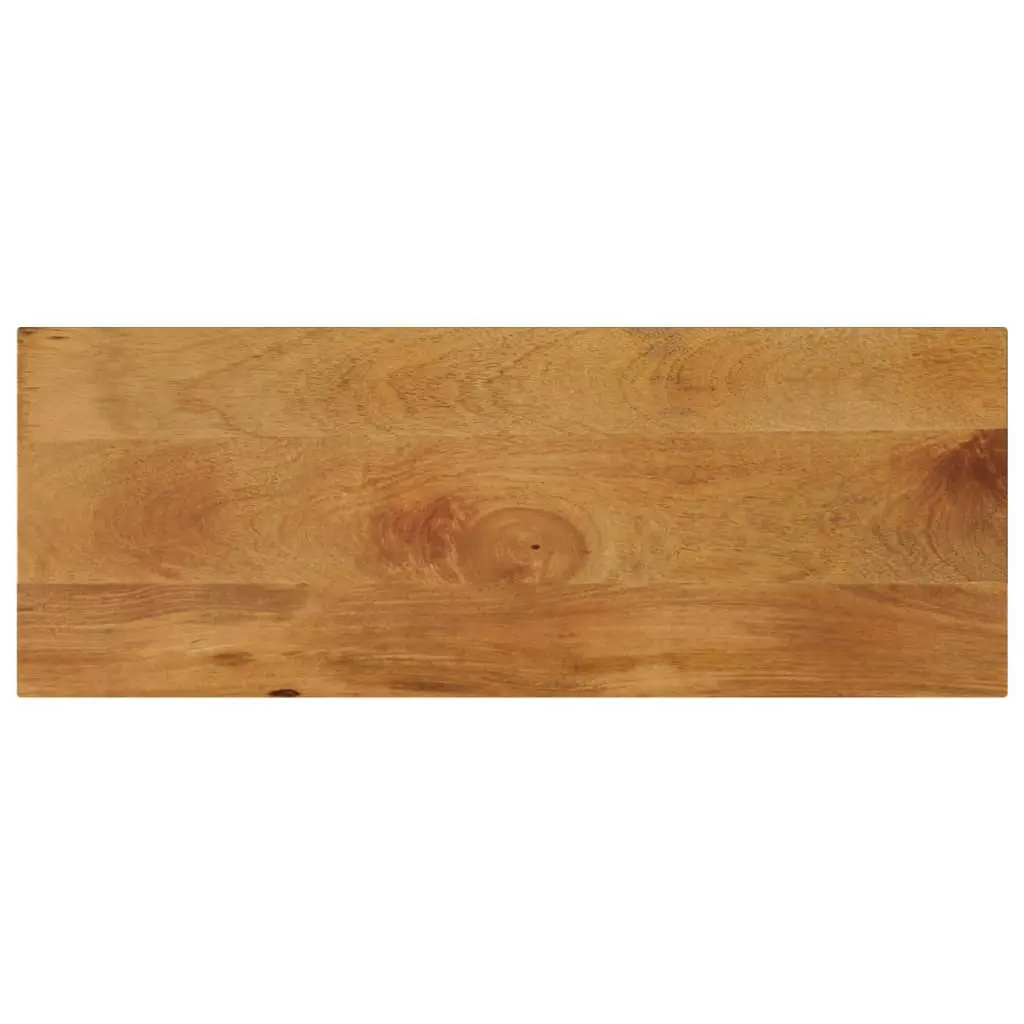 Piano per Tavolo 80x20x3,8 cm Rettangolare Legno Massello Mango