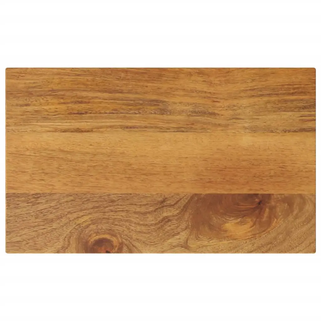 Piano per Tavolo 40x30x3,8 cm Rettangolare Legno Massello Mango