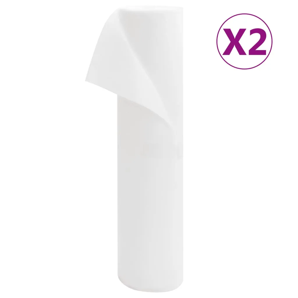 vidaXL Copertura per Piante 2 Rotoli 70 g/m² 50x1,6 m