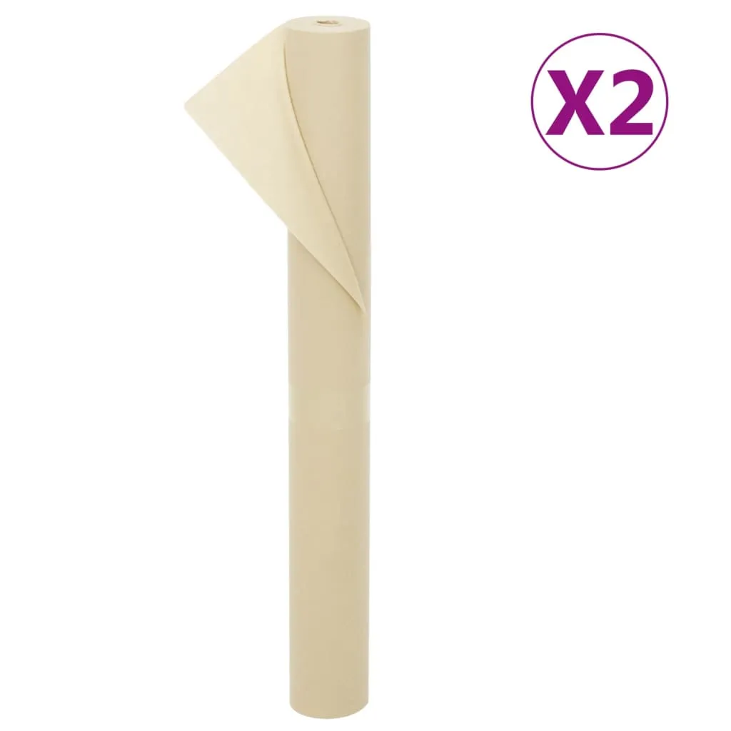 vidaXL Copertura per Piante 2 Rotoli 70 g/m² 10x1,6 m