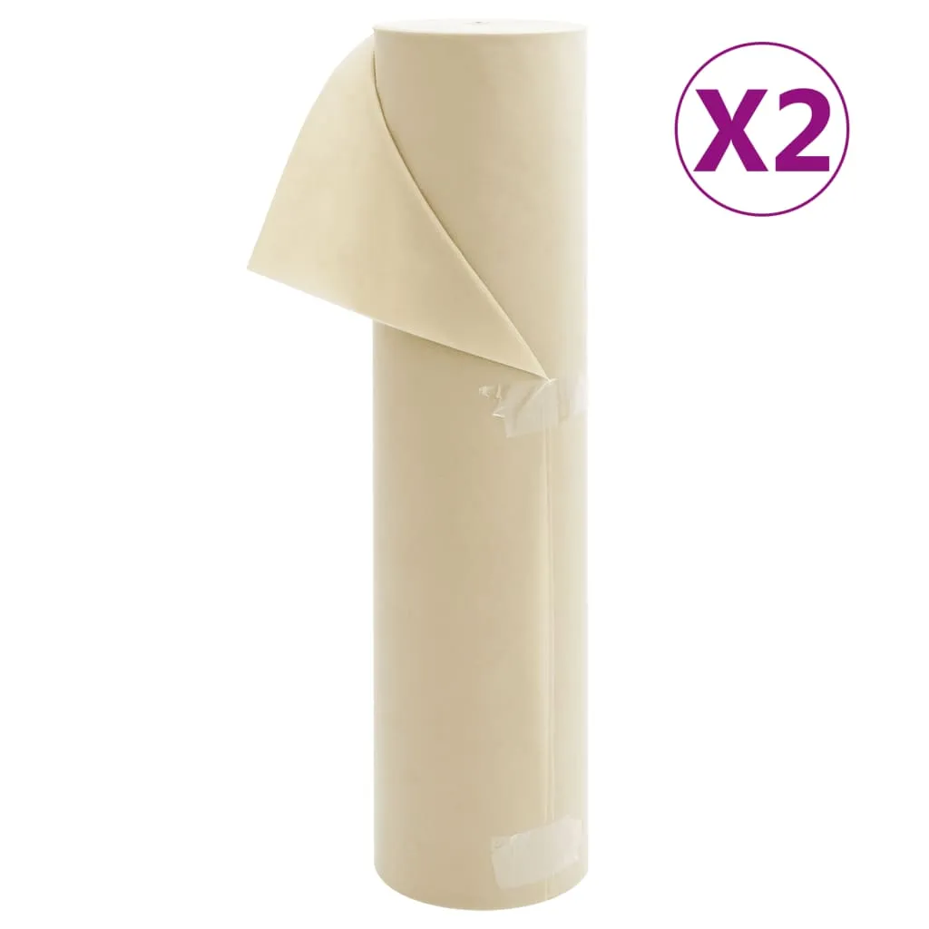 vidaXL Copertura per Piante 2 Rotoli 70 g/m² 50x1,6 m