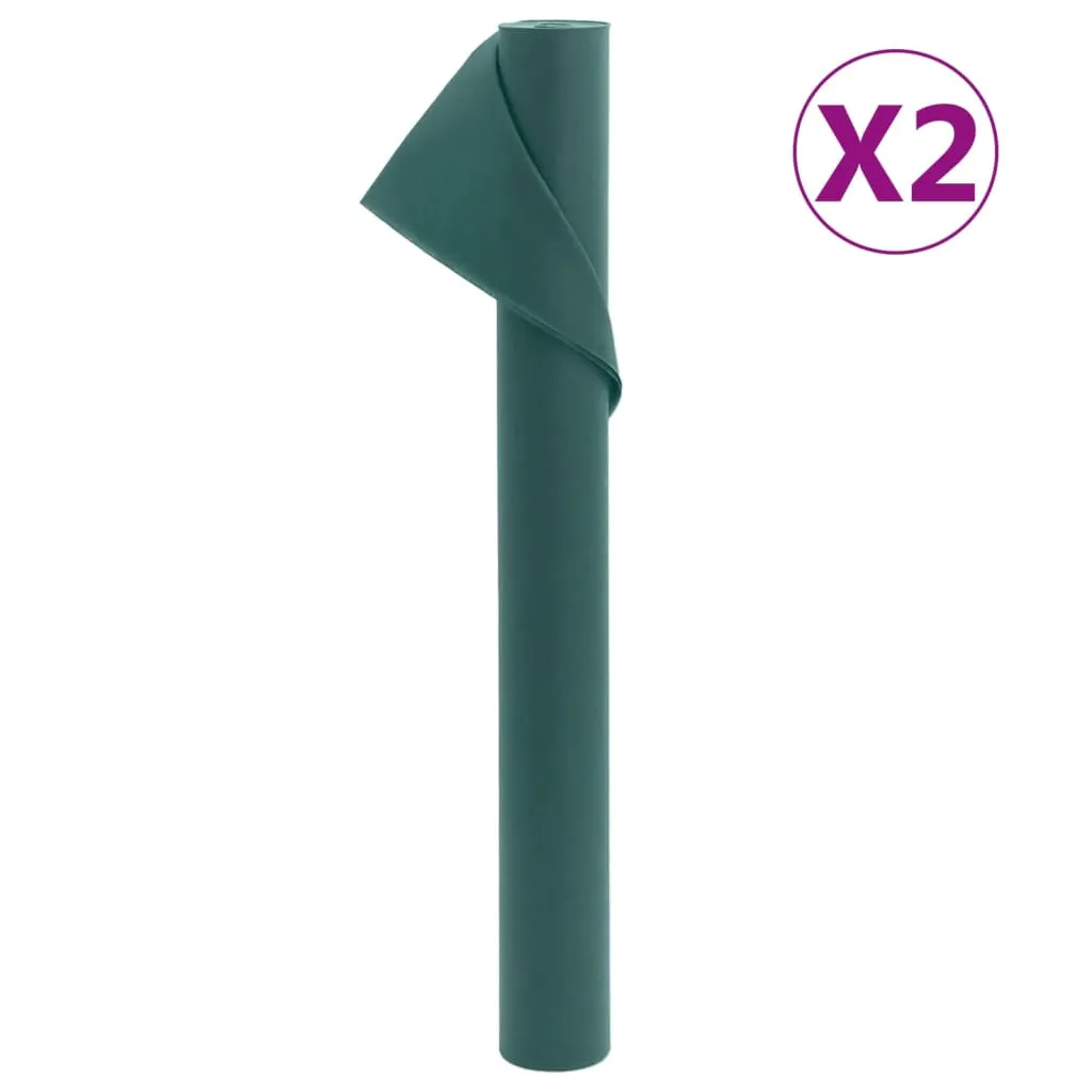 vidaXL Copertura per Piante 2 Rotoli 70 g/m² 10x1,6 m