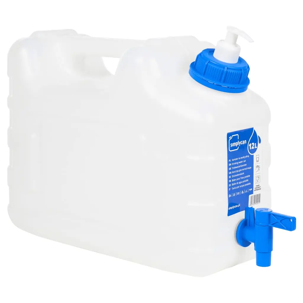 Contenitore Acqua Rubinetto e Dispenser Sapone 12 L in Plastica