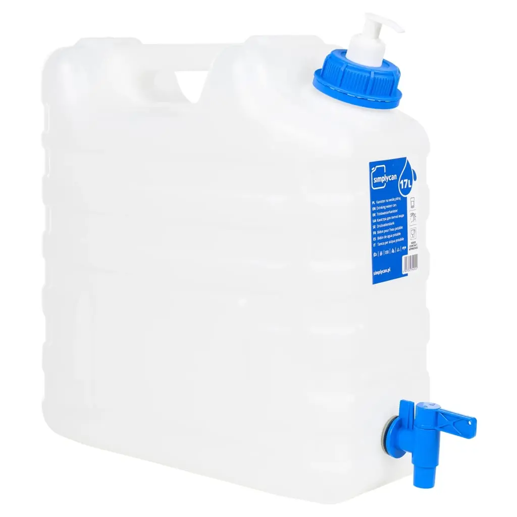 Contenitore Acqua Rubinetto e Dispenser Sapone 17 L in Plastica