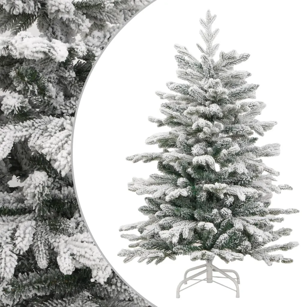 vidaXL Albero Natale Artificiale Incernierato con Neve Fioccata 180 cm