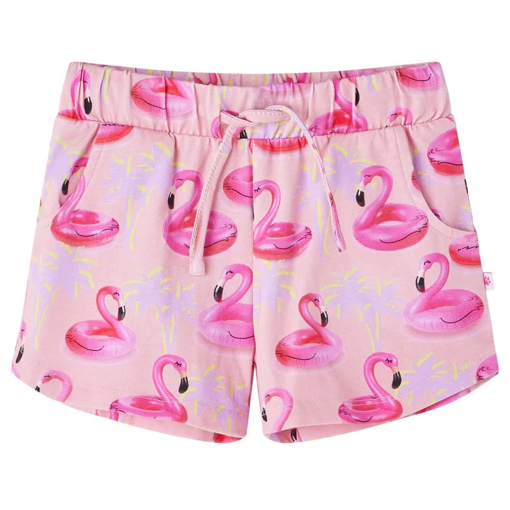 Pantaloncini Bambini Coulisse Fenicottero Gonfiabile Rosa Chiaro 128