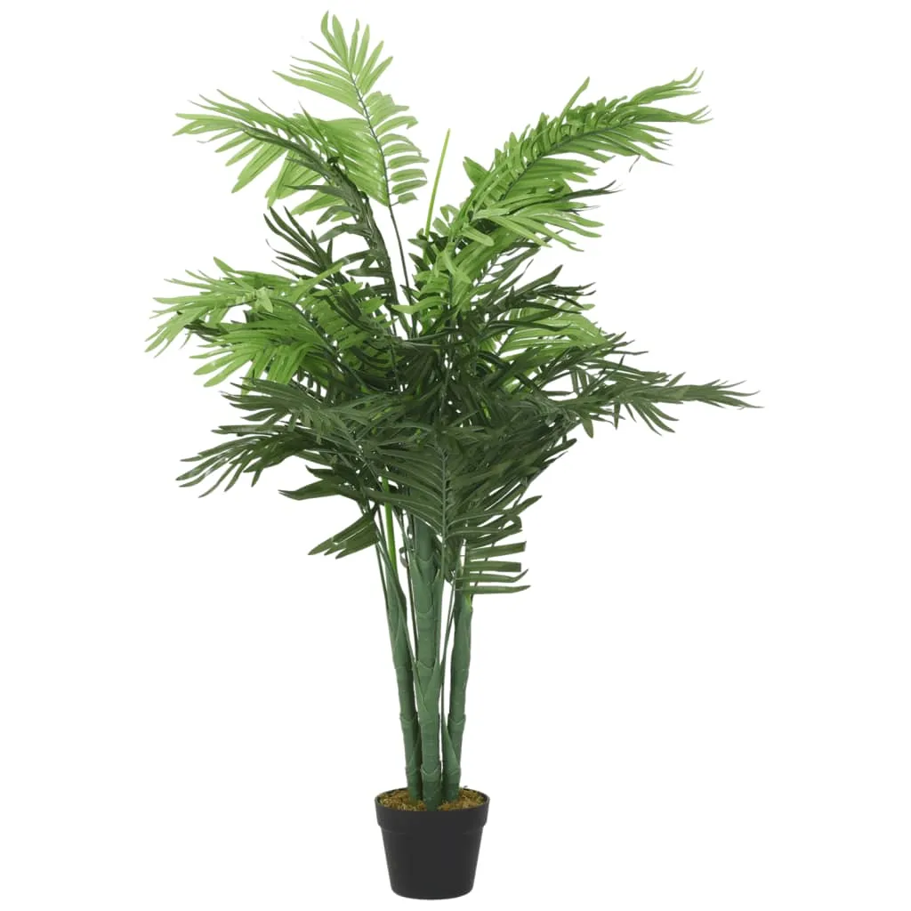 vidaXL Palma Artificiale 28 Foglie 120 cm Verde