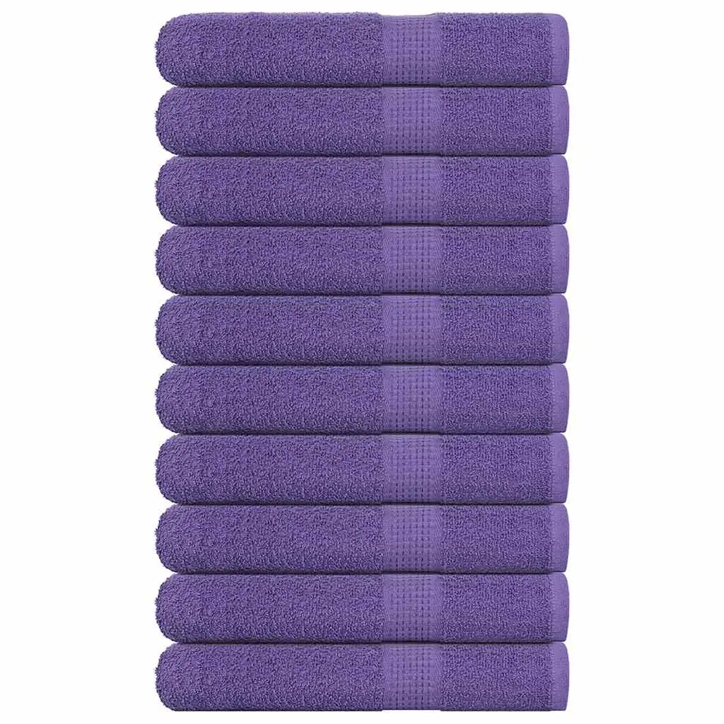 Asciugamani 10 pz Viola 100x200 cm 360 g/m² 100% Cotone