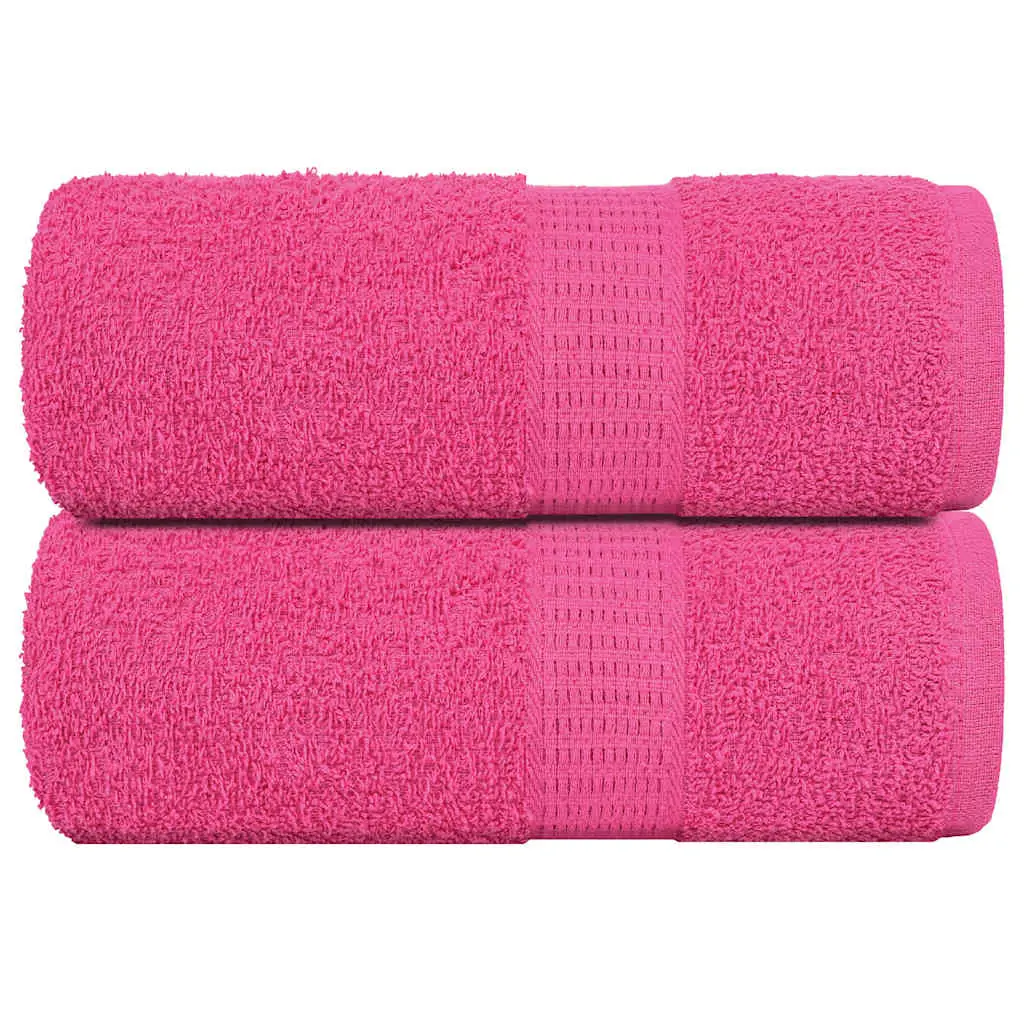 Asciugamani per Sapone 2 pz Rosa 30x30 cm 360 g/m² 100% Cotone