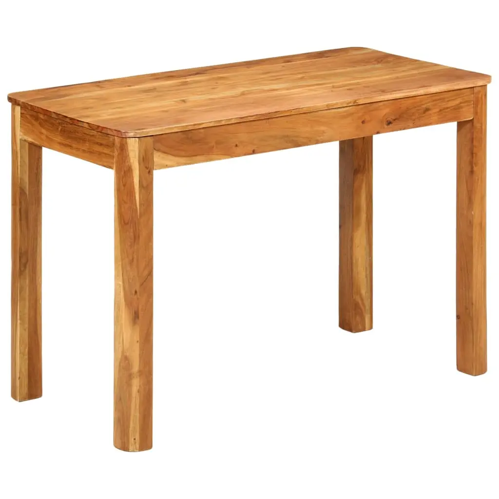 Tavolo da Pranzo 110x55x76 cm Legno Massello di Acacia