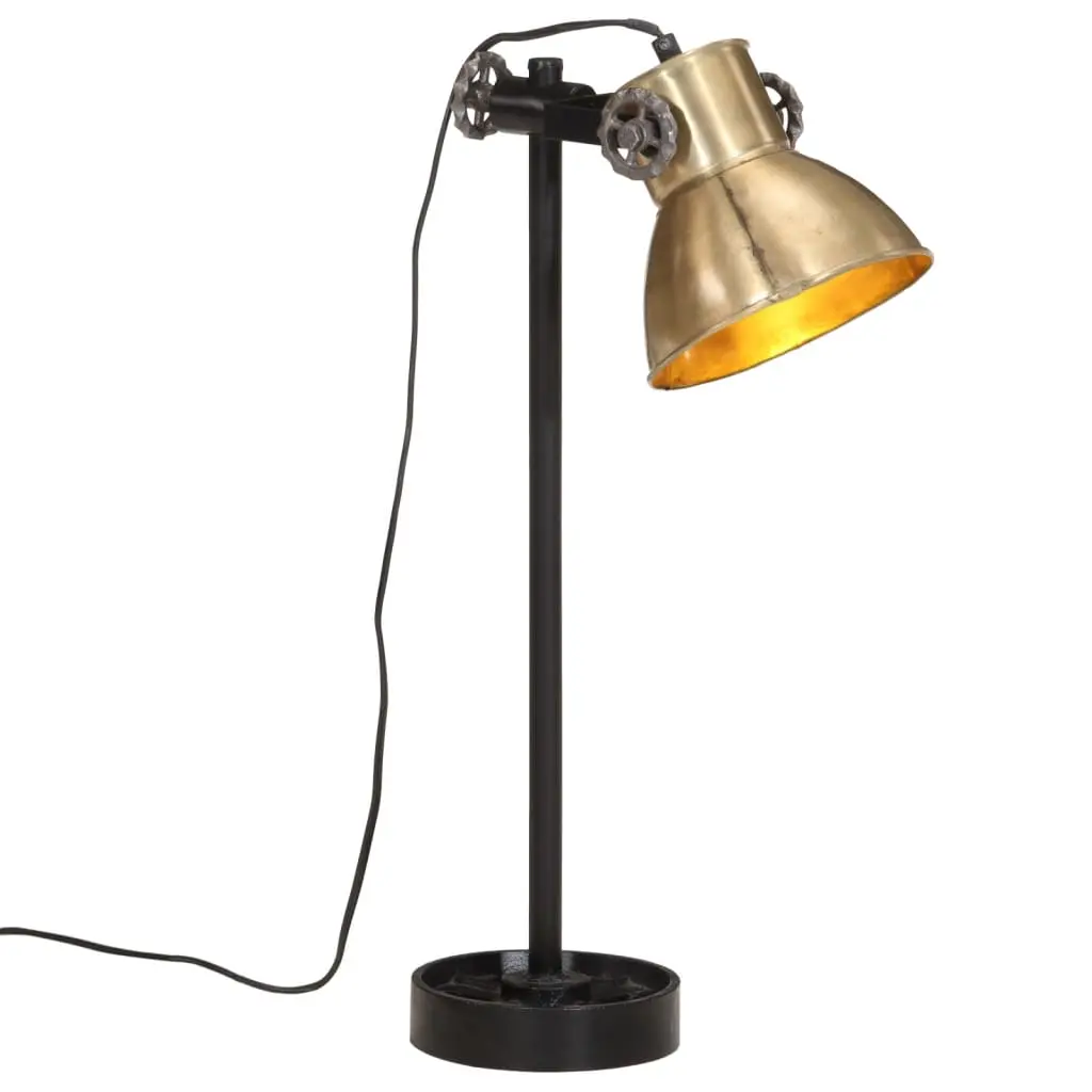 Lampada a Scrivania 25 W Ottone Anticato 15x15x55 cm E27