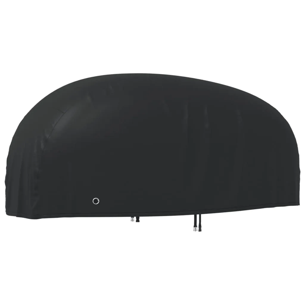 vidaXL Copertura per Moto Nera 265x105x125 cm 210D Oxford