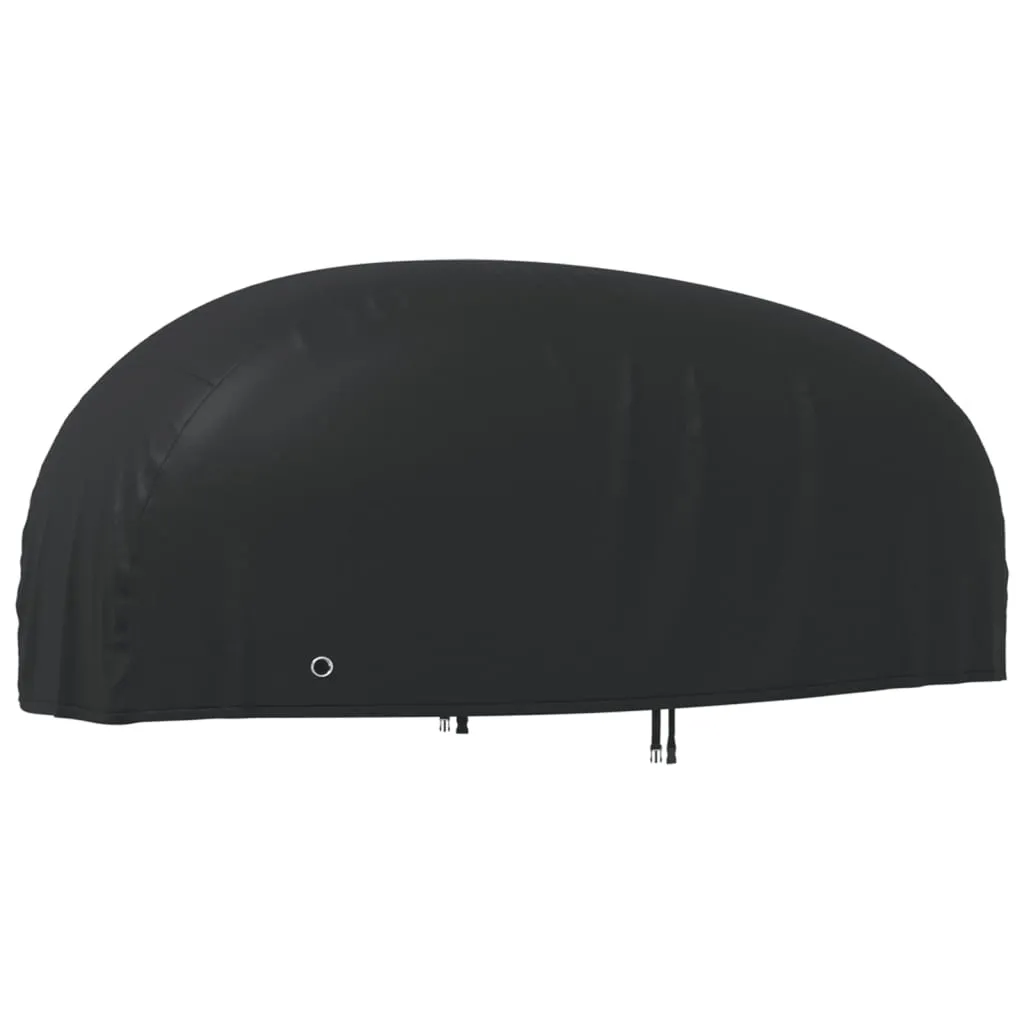 vidaXL Copertura per Moto Nera 295x110x140 cm 210D Oxford