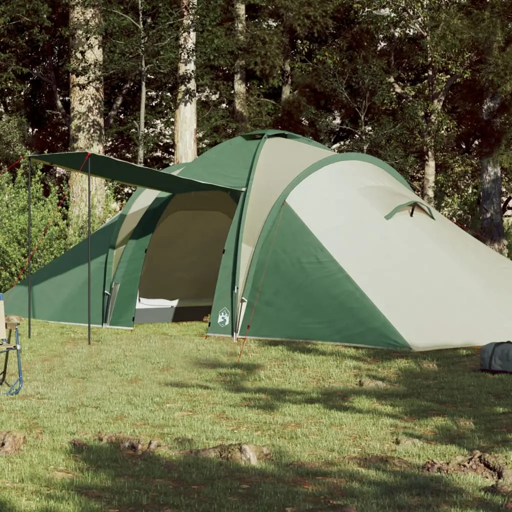 Tenda da Campeggio per 6 Persone Verde Impermeabile