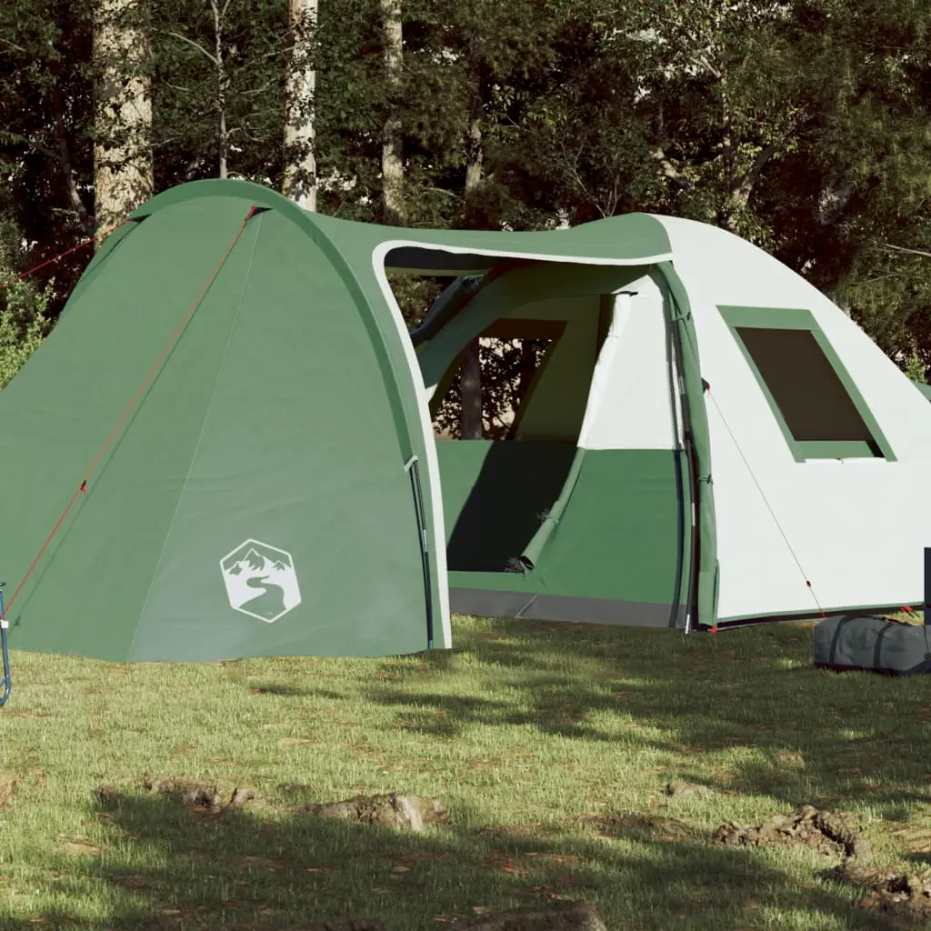 Tenda da Campeggio per 6 Persone Verde Impermeabile