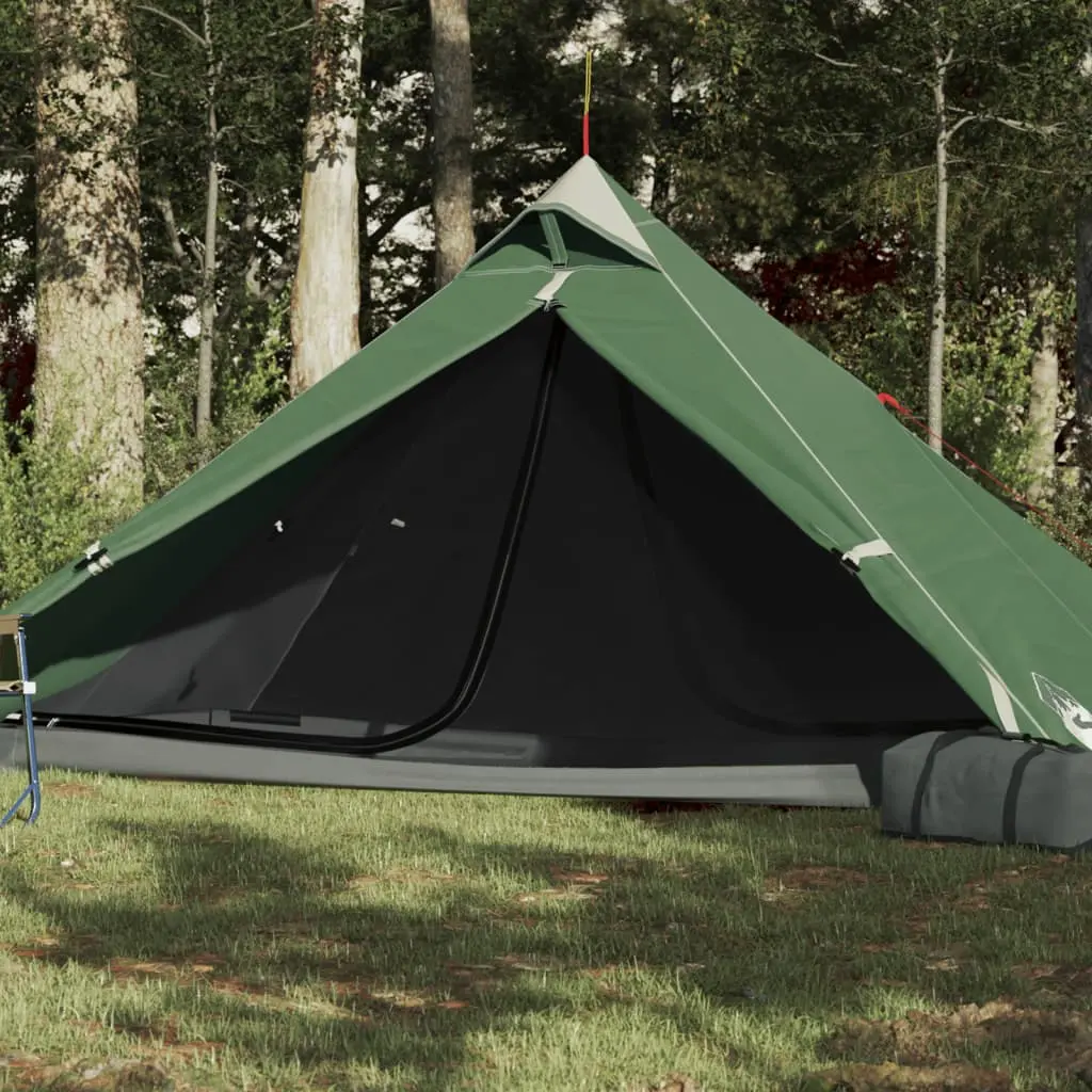 Tenda da Campeggio per 1 Persona Verde Impermeabile