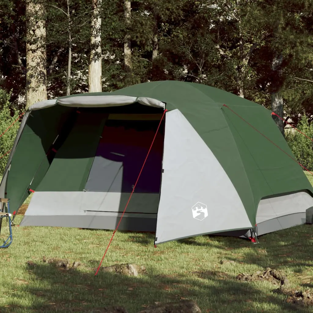 Tenda da Campeggio per 4 Persone Verde Impermeabile