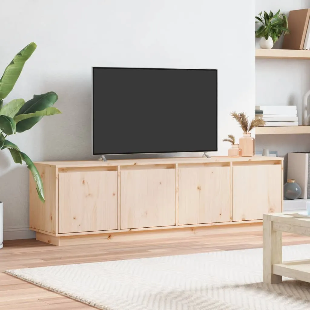 vidaXL Mobile Porta TV 156x37x45 cm in Legno Massello di Pino