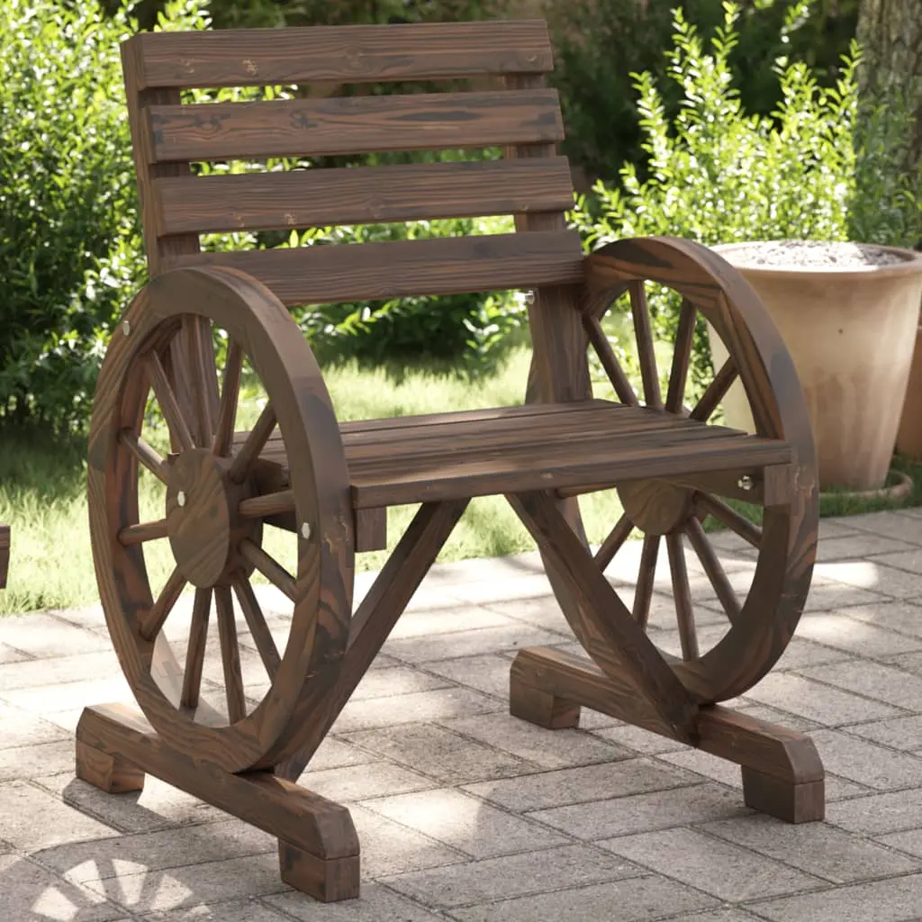 Sedia da Giardino 58x58x78,5 cm in Legno Massello di Abete